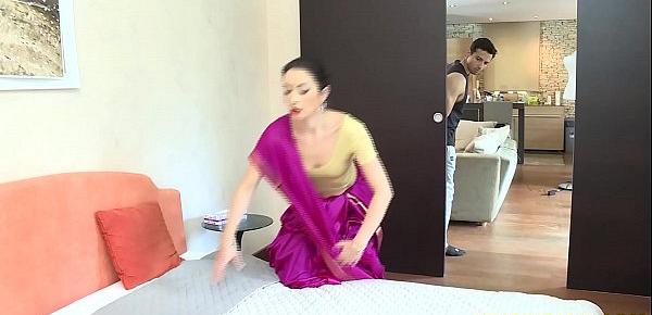  Desi Aunty fucked hard in ass and pussy by young guy
